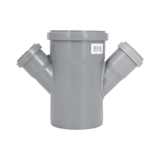 Крестовина канализационная Ostendorf-OSMA HT-System PLUS d110/50/110/50×45° купить в САНН Одесса, изображение 4