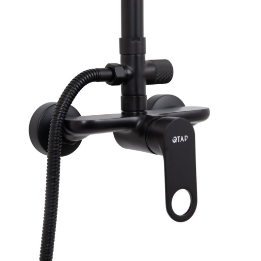 Душевая система для душа Qtap Jay QTJAY110BLM45550 Black Matt купить в САНН Одесса, изображение 3
