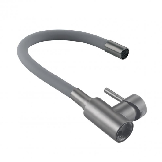 Смеситель для кухни Lidz Aria 015F3 (k35) с гибким изливом LDARI015F3GGRP49565 Graphite/Grey купить в САНН Одесса, изображение 6