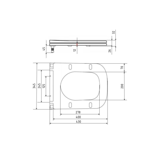 Сиденье для унитаза Qtap (Cardinal 620), White, с микролифтом Slim Duroplast, Quick Release QTSC179W50766 купить в САНН Одесса, изображение 2