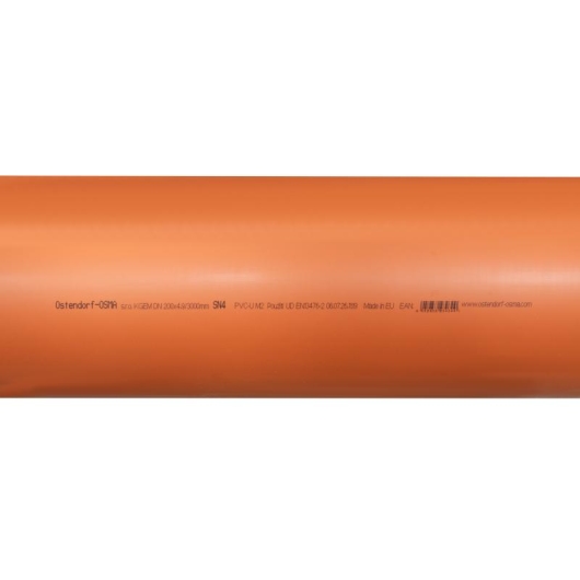 Труба канализационная Ostendorf-OSMA KG System d200×3000 мм купить в САНН Одесса, изображение 3