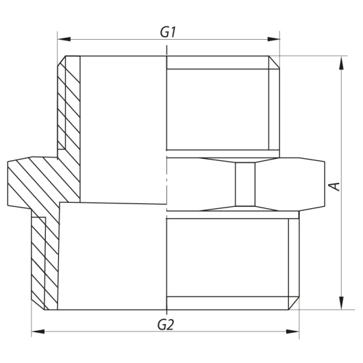 Ниппель редукционный 3/4"x1-1/2" Koer KF.N0816 (KF0043) купить в САНН Одесса
