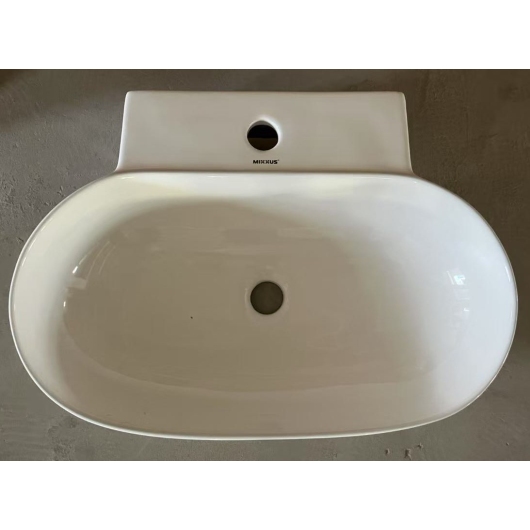 Раковина подвесная-накладная MIXXUS PREMIUM DIVERSE-0201 560х390х125mm (отверстие под смеситель) (MP6510) купить в САНН Одесса, изображение 2