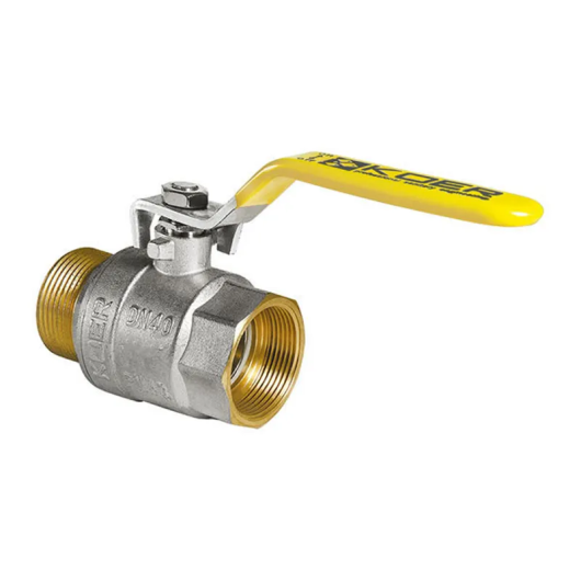 Кран шаровой KOER KR.215.G - 3/4" FM ГШВ YELLOW, ручка "рычаг" желтая (KR0117) купить в САНН Одесса, изображение 3