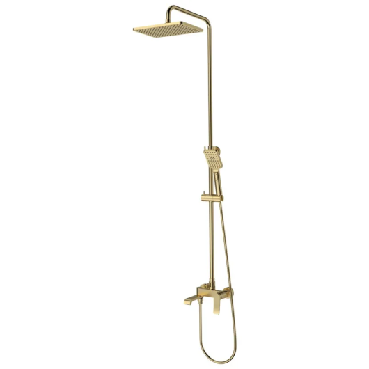 Душевая колонна MIXXUS PREMIUM DALI 009-J BRUSHED GOLD со смесителем (Цвет матовое золото) (MI6766) купить в САНН Одесса, изображение 2