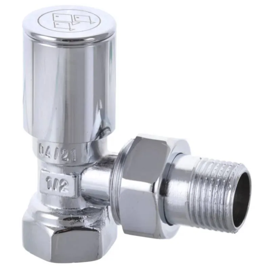 Кран для полотенцесушителя угловой Koer KR.531 - 1/2" (Продается по 1 шт.) (KR3073) купить в САНН Одесса, изображение 3