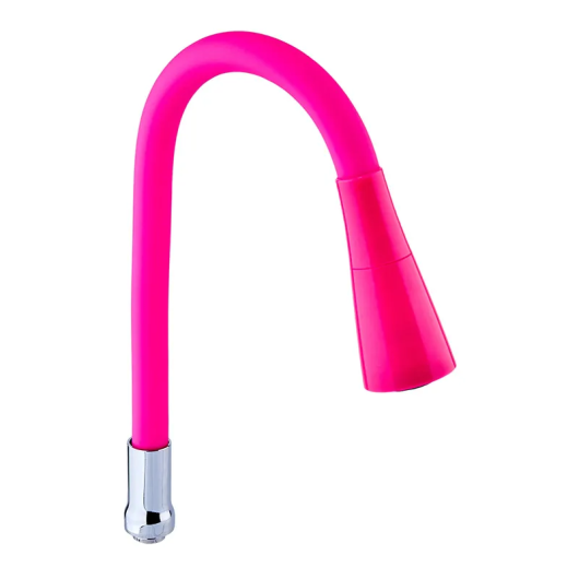 Силиконовый излив для смесителя розовый Zerix SPS-02 Rose red (ZX3213) купить в САНН Одесса, изображение 2