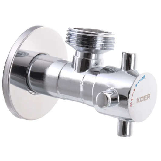 Кран для подключения сантехприборов Koer 1/2x3/4 (KR.517) (KR0109) купить в САНН Одесса, изображение 2
