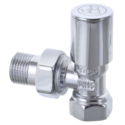 Кран для полотенцесушителя угловой Koer KR.531 - 1/2" (Продается по 1 шт.) (KR3073) купить в САНН Одесса, изображение 2