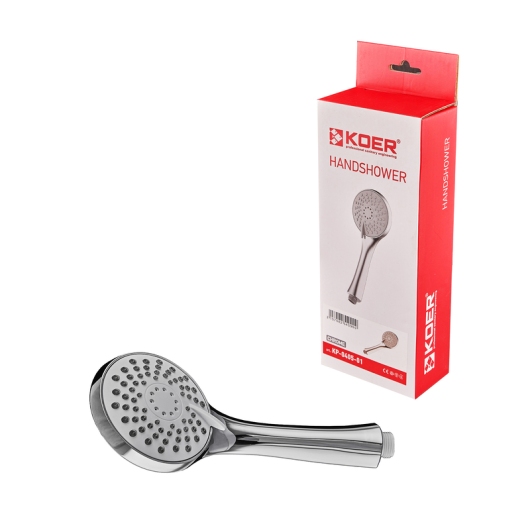 Лейка для душа KOER KP-0405-01, 3 функции (Цвет хром) (KR5409) купить в САНН Одесса, изображение 3