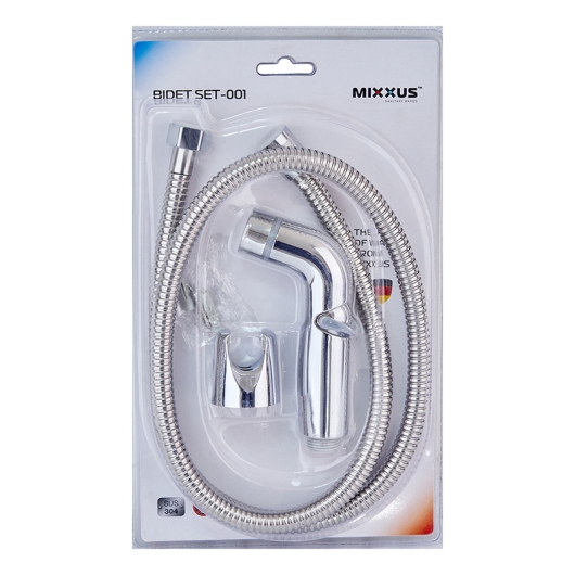 Набор для гигиенического душа MIXXUS BIDET SET-001 шланг 1,2м (Цвет хром) (LE2773) купить в САНН Одесса