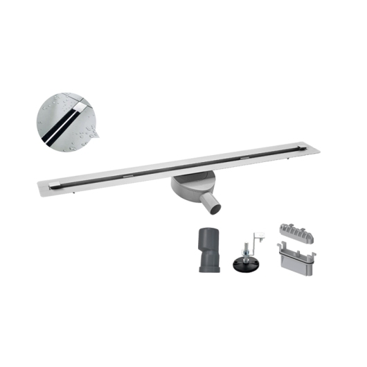 Душевой трап KOER FD07-20x700-SLENDER "тонкий" из нерж. стали SUS304 20x700мм (KR5136) купить в САНН Одесса
