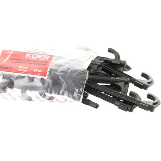 Дюбель-крюк одинарный Koer KR.8013 (KR2967) купить в САНН Одесса