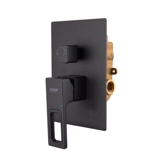 Душевая система встроенная KOER KB-66009-05, 3 функции (Цвет черный) (KR3509) купить в САНН Одесса, изображение 2