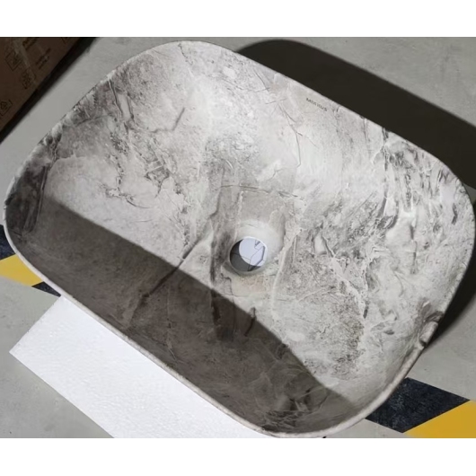 Раковина накладная MIXXUS PREMIUM DIVERSE-0113 MARBLE 455х325х135mm (MP6544) купить в САНН Одесса, изображение 4