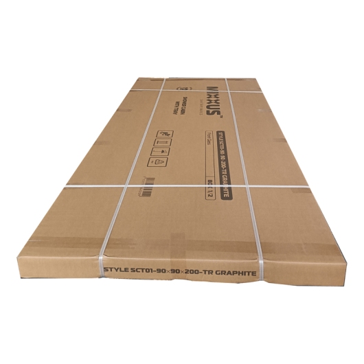Душевая кабина с низким поддоном MIXXUS STYLE SCT01-90x90x200-TR GRAPHITE прозрачное стекло 6мм (MI8432) купить в САНН Одесса