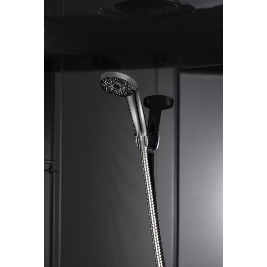Бокс душевой без гидромассажа с низким поддоном MIXXUS STRONG SB02-90x90x215-GR SATIN серое тонированное стекло 4мм (MI6887) купить в САНН Одесса, изображение 4