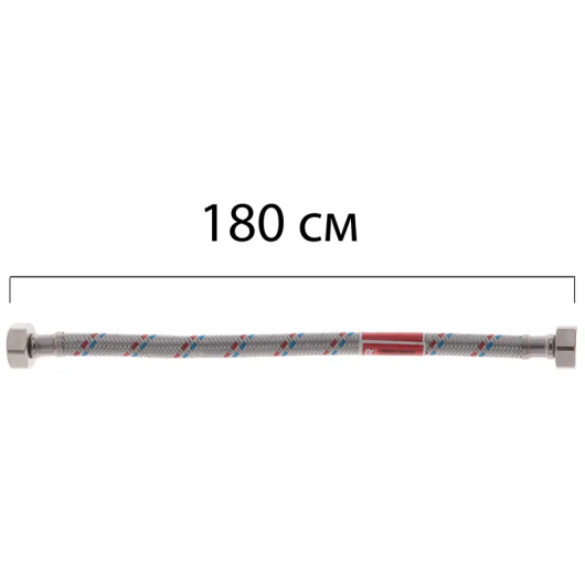 Гибкий подвод KOER KH-01-FF1/2"- 1800 нержавейка ГГ- 180 см (KR0260) купить в САНН Одесса, изображение 3