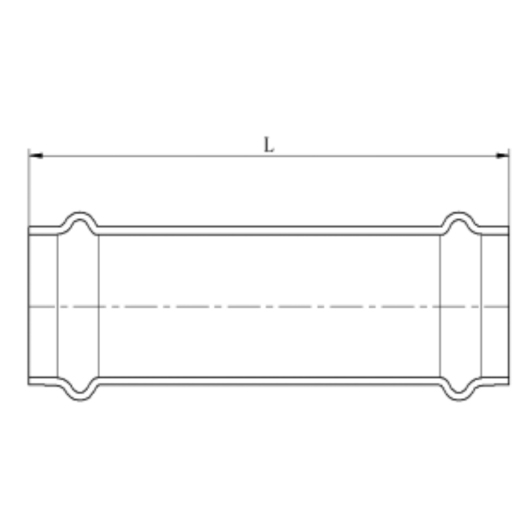 Муфта надвижная KOER KQ.C18 PRESS-INOX AISI 304 18x18 (KR6315) купить в САНН Одесса