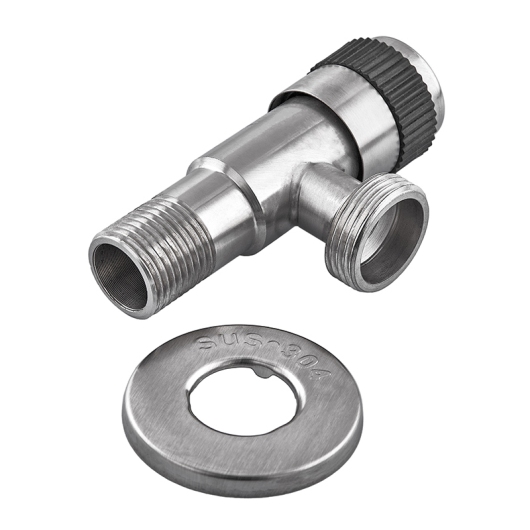 Кран для подключения сантехприборов Champion VAL-05 1/2x3/4 с нерж. стали SUS304 (CH0324) купить в САНН Одесса