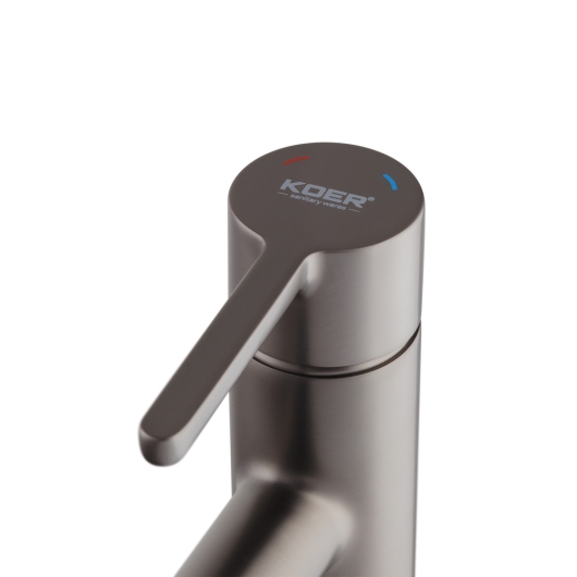 Смеситель для умывальника KOER KB-10029-07 (Цвет графит) (KR5495) купить в САНН Одесса