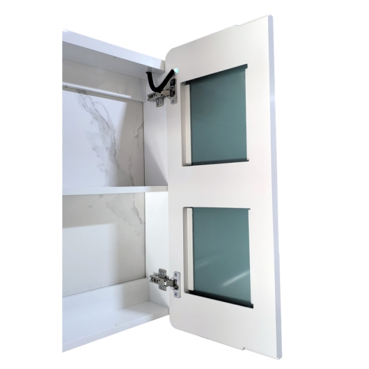 Зеркальный шкафчик MIXXUS PREMIUM OLIVARY CM01-70x70x13 с LED Touch, димером, рег. яркости (MI8295) купить в САНН Одесса, изображение 3