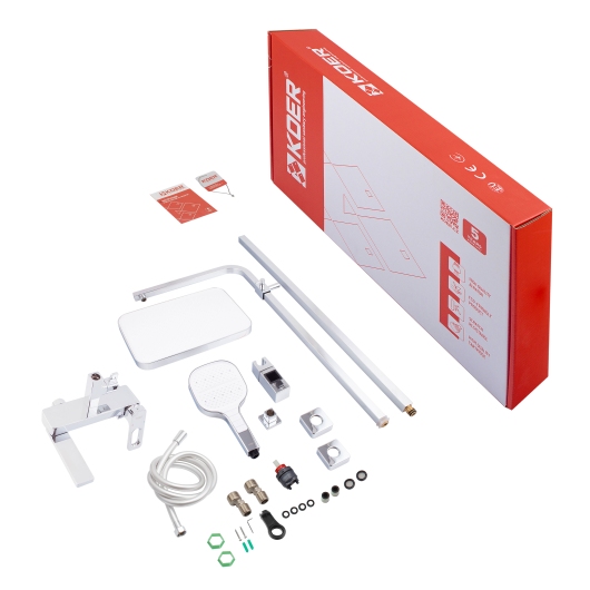 Душевая колонна со смесителем KOER KB-56031-01, 3 функции (Цвет хром) (KR5438) купить в САНН Одесса, изображение 2