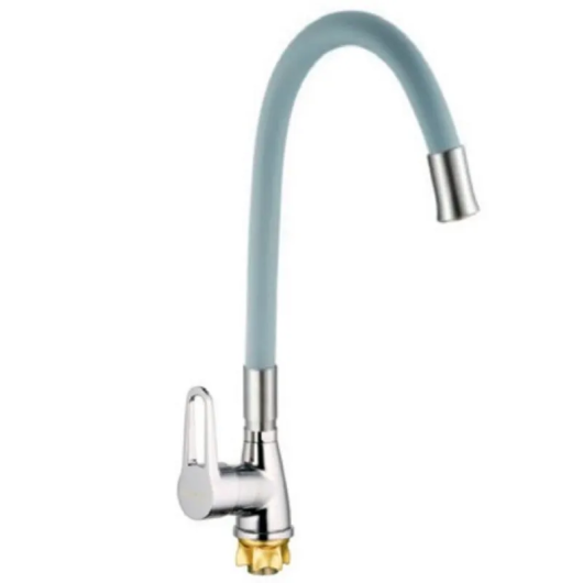 Змішувач для кухні Mixxus SOP4-045 Reflector Gray з сірим силіконовим виливом (MI6489) купить в САНН Одесса