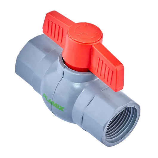 Кран шаровой Plamix PVF-1" FF PVC (PM0627) купить в САНН Одесса