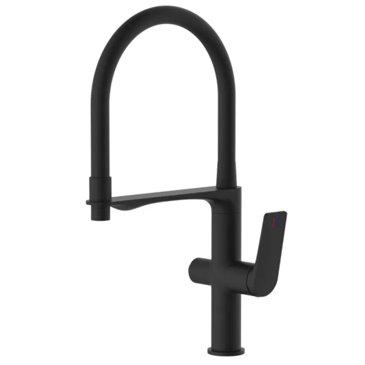Змішувач для кухні Mixxus Premium DERBY 021 (NUT) REFL.BLACK з виходом для питної води  (MI6600) купить в САНН Одесса
