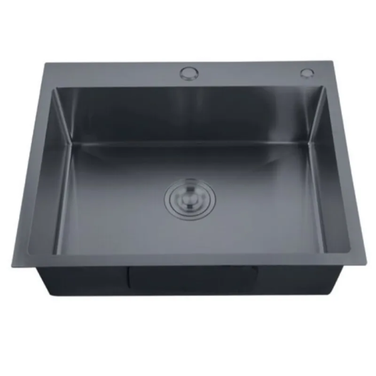 Мойка Zerix ZH5843-215 Nano-Black (3.0/0.8) из нержавеющей стали (MX1584) купить в САНН Одесса, изображение 2