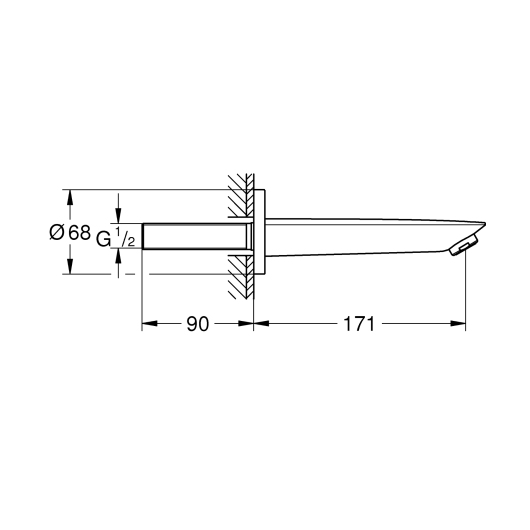 Излив для ванны Grohe Bau Cosmopolitan Neutral (13255001) купить в САНН Одесса, изображение 2