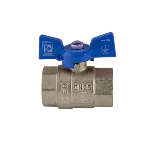 Кран шаровый Koer 1" ГГБ (KR.217.B) синий (KR2718) купить в САНН Одесса