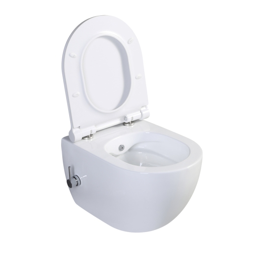 Унитаз-биде подвесной MIXXUS PREMIUM ELLIPSE-1301-R 500x365x350mm система смыва RIMLESS (MP6659) купить в САНН Одесса, изображение 4