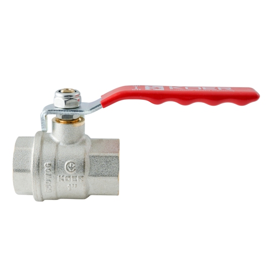 Кран шаровый ГГВ KOER EXTREME KE.214-25 - 1" FF ручка "рычаг" красная (KR5746) купить в САНН Одесса