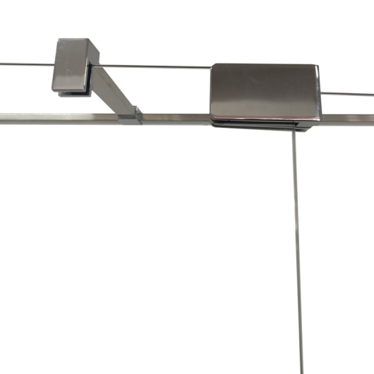 Душевая кабина без поддона KOER SR SC02-100x80x200-TR-01 прозрачное стекло EASY CLEAN 8мм хром (KR5355) купить в САНН Одесса, изображение 4