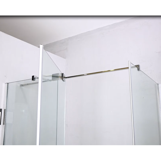 Душевая кабина без поддона KOER SR SC02-100x80x200-TR-01 прозрачное стекло EASY CLEAN 8мм хром (KR5355) купить в САНН Одесса, изображение 2
