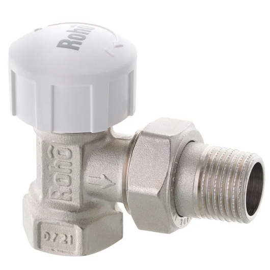 Кран радиаторный термостатический Roho R5150-050 - 1/2" (М30х1,5) (угловой) (RO0122) купить в САНН Одесса, изображение 3