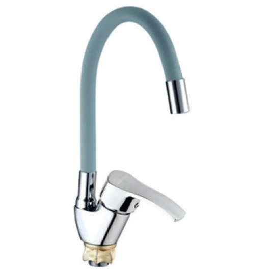Змішувач для кухні Mixxus YUB4-279 Reflector Gray з сірим силіконовим виливом (MI6485) купить в САНН Одесса