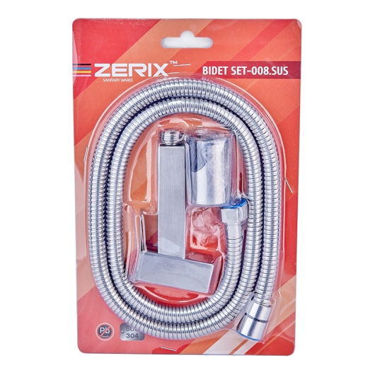 Набор для гигиенического душа Zerix Bidet SET-008.SUS (нерж. сталь) (ZX4975) купить в САНН Одесса
