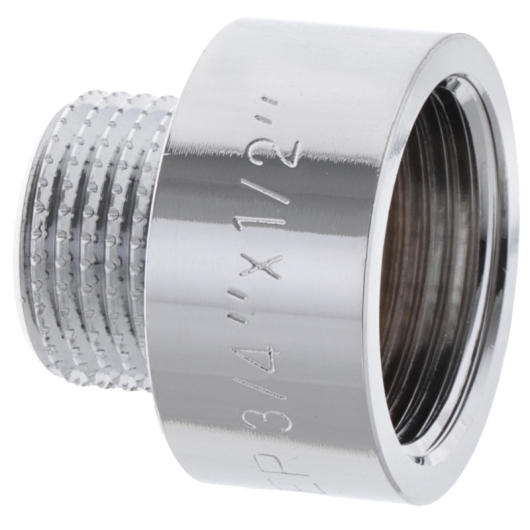 Переходник (коннектор) 1/2"х3/4" (хром) Koer KF.A0608.CHR (KF0138) купить в САНН Одесса