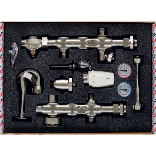 Смесительный узел Koer KR.S1021 (с байпасом) 1" НР SUS304 (KR2955) купить в САНН Одесса