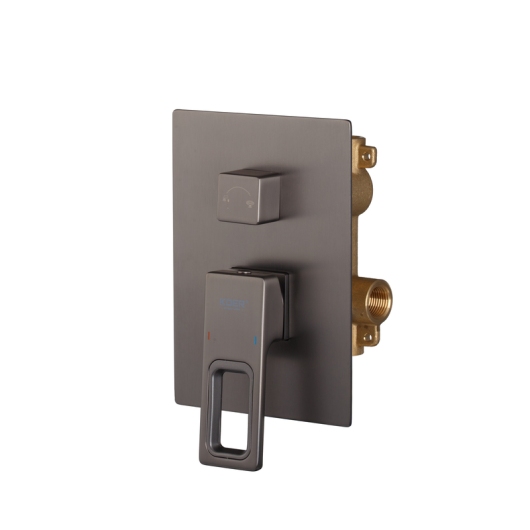 Душевая система встроенная KOER KB-66009-07, 3 функции (Цвет графит) (KR5991) купить в САНН Одесса, изображение 4