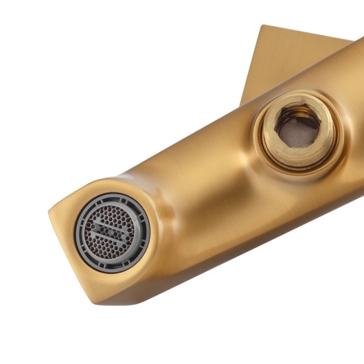 Смеситель для ванны HAIBA GAUDI 009 EURO BRUSHED GOLD (Цвет матовое золото) (HB9599) купить в САНН Одесса, изображение 4
