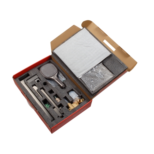 Душевая система встроенная KOER KB-66009-07, 3 функции (Цвет графит) (KR5991) купить в САНН Одесса