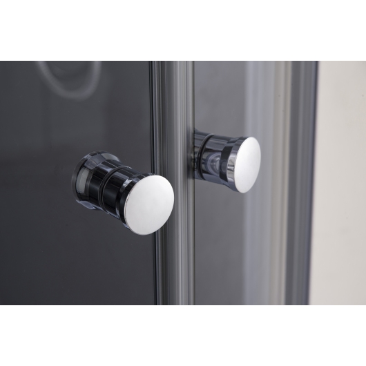 Душевая кабина с низким поддоном MIXXUS PLAIN SCT02-90x90x195-TR GRAPHITE прозрачное стекло 4мм (MI6901) купить в САНН Одесса, изображение 3