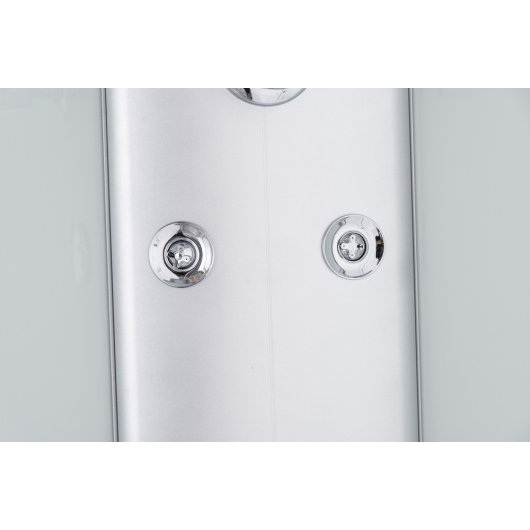 Бокс душевой с гидромассажем с высоким поддоном MIXXUS STRONG SBH01-90x90x215-GR SATIN серое тонированное стекло 4мм (MI6889) купить в САНН Одесса, изображение 2