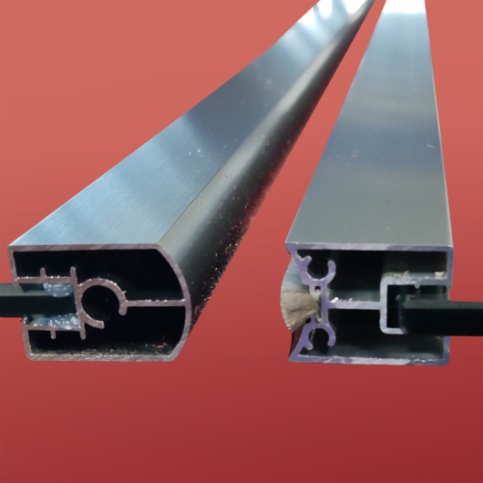 Шторки стеклянные на ванну распашные KOER SR BS04-95x140-TR-07 прозрачное стекло 6мм графит (KR5404) купить в САНН Одесса, изображение 4