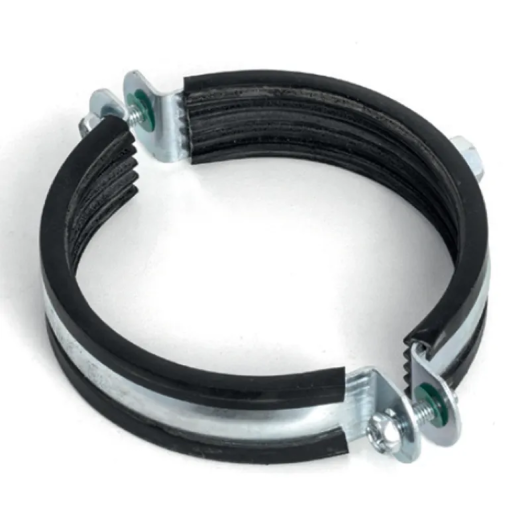 Хомут трубный оцинкованный Koer KCB.20 1-1/2" (47-51) черный (KR2799) купить в САНН Одесса, изображение 2