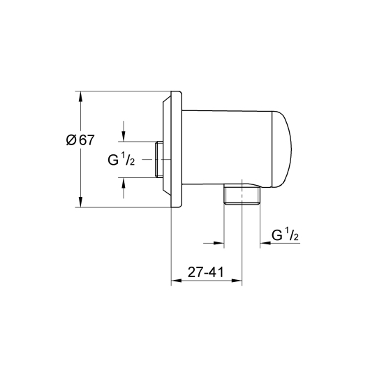 Шланговое подключение Grohe Relexa neutral (28671000) купить в САНН Одесса, изображение 4